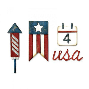 Sizzix Sidekick Side-Order Set By Tim Holtz - 662712 Americana