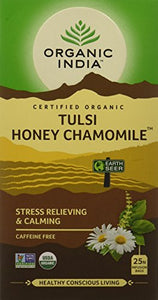 Organic India Tulsi Honey Chamomile Tea 25 Infusion Bags