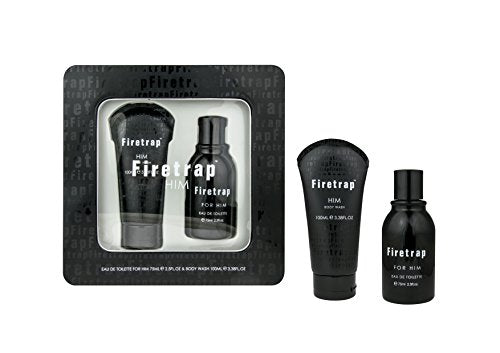 Fire Trap Firetrap 75ml EDT, 100ml Showergel for Him - Tin Set