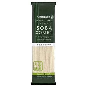 Clearspring Organic Japanese Skinny Soba Somen Noodles, 200g