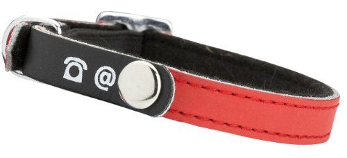 Reflective Cat Collar Porte-Adresse Red