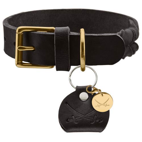 Collar Sansibar Solid, 60 Soft Genuine Cow Leather, Black | Hunter