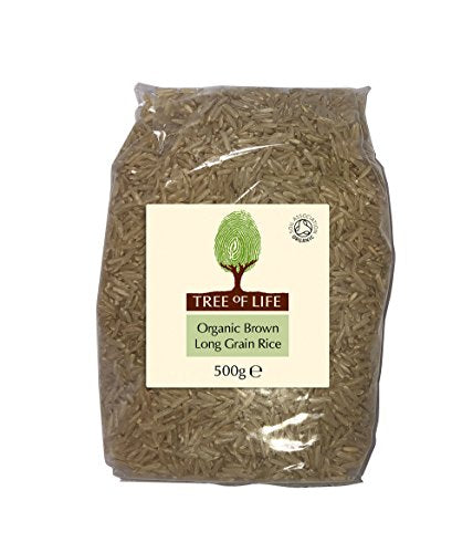 Tree Of Life Organic Long Grain Brownrice 500 g (Pack of 6)