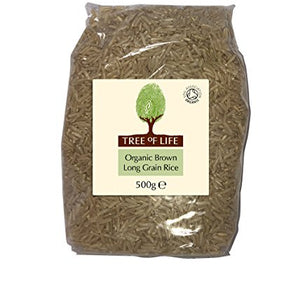 Tree Of Life Organic Long Grain Brownrice 500 g (Pack of 6)