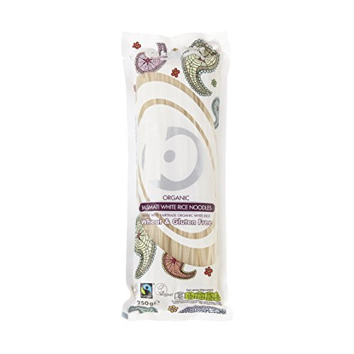 New-King Soba 6 Pack Gluten Free, Organic & Fairtrade Basmati White Rice Noodles