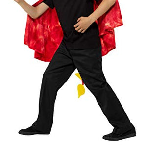 Smiffy's 49715 Dragon Cape, Unisex-Child, Red/Yellow, One Size