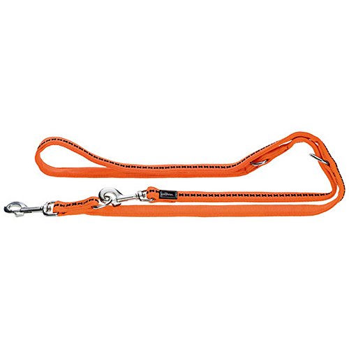 Training Leash Safety Grip 20/200 Soft Nylon Orange, Padded | Hunter