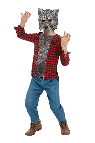 Smiffys 50789M Werewolf Costume, Boys, Red, M - Age 7-9 years