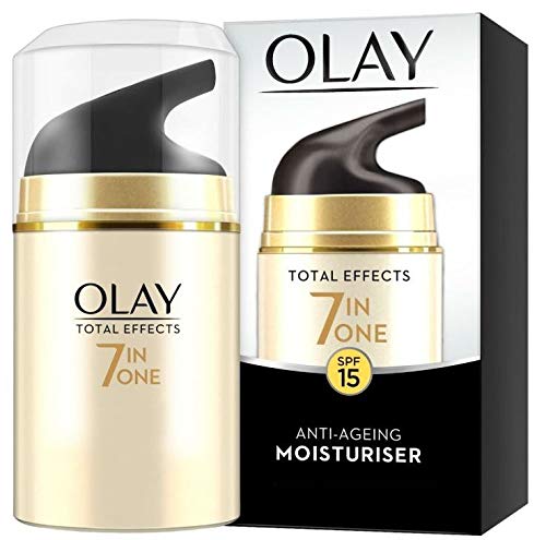 Olay Total Effects 7-In-1 Anti-Ageing Moisturiser With Spf15, Niacinamide, Vitamin C And E, 50 Ml