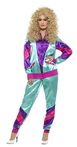 Smiffys 80s Height of Fashion Shell Suit Costume, Female, S