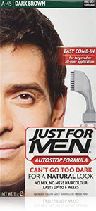 Just for Men A45 Semi Permanent Hair Colour, Dark Brown