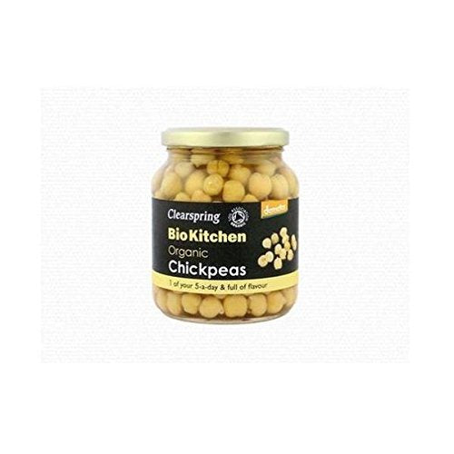 Clearspring Demeter Organic Chickpeas 350g x 6 (Pack of 6)