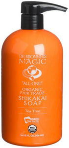 Dr. Bronner's Organic 4-in-1 Shikakai Tea Tree Hand Soap