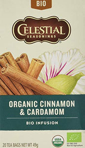 Celestial Organic Cinnamon & Cardamom Tea 20 Bags 0.1 kg