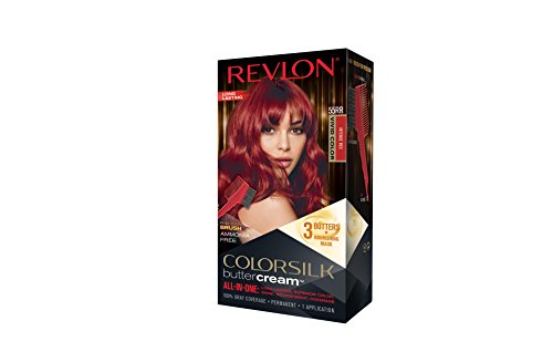 REVLON COLORSILK COLOR CREAM HAIR WITHOUT AMMONIACIA with 55RR RED INTENSIVE VIDO
