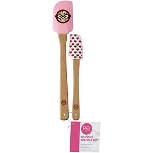 ROSANNA PANSINO Wilton Nerdy Nummies Silicone Spatulas, 2-Count Silicone Spatula Set