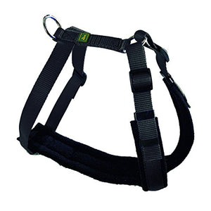 Trekking Harness L Max. 100 Cm, Nylon Black/Fleece | Hunter
