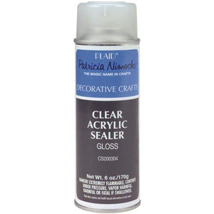 Plaid Craft Clear Acrylic Sealer Aerosol Spray (6-Ounce), CS200304 Gloss