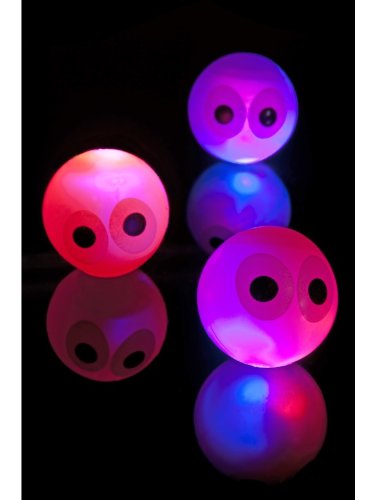 Smiffy's Box of 24 Light Balls with Small Eyes