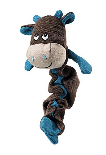 Dog Toy Stretch Body Cow, Approx. 35 Cm Brown/Tan  Pack Of 3 | Hunter