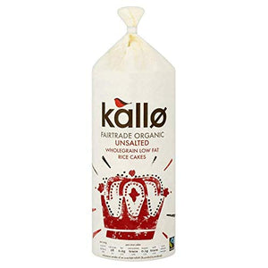 Kallo - Organic Unsalted Rice Cakes - 130g