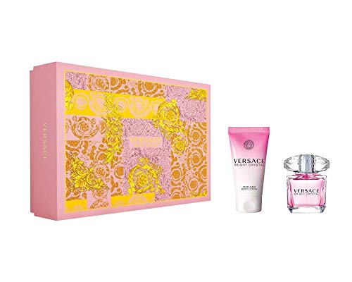 Versace Bright Crystal Eau de Toilette & Body Lotion Gift Set For Her