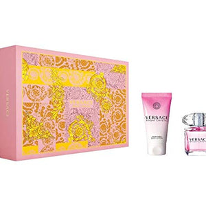 Versace Bright Crystal Eau de Toilette & Body Lotion Gift Set For Her