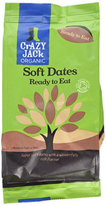 Crazy Jack Organic Soft Dates 250 g (Pack of 6)
