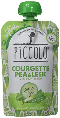 Piccolo Organic Courgette, Pea, Leek and Mint, 100 g