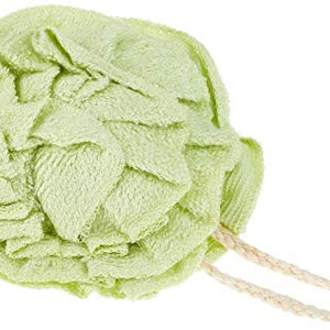 Eco Bath Bamboo Bath Pouf Single