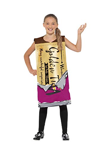 Smiffys Officially Licensed Roald Dahl Winning Wonka Bar Costume (Medium to Large)