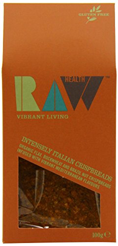 Raw Health Organic Intense Italian Crispbread 100g (Pack of 4)