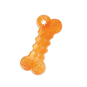 Solid Tpr Bone, 10 Cm Orange  Pack Of 3 | Hunter