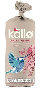 Kallo Ancient Grains Organic Corn Cake Thins 150g