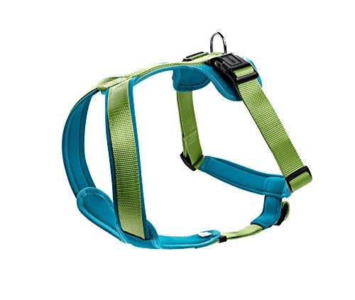 Harness Neopren Xs 38-48 Cm, 15 Mm Nylon Light Green/Neopren Petrol | Hunter