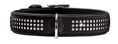Collar Softie Triluxe 60 Nickel Artificial Leather Black/ Black | Hunter