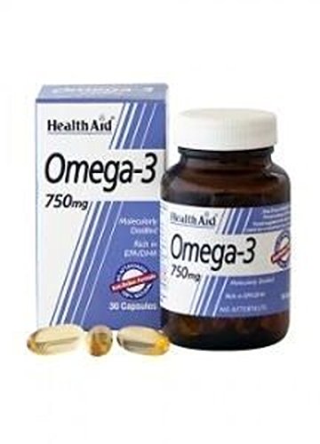 Health Aid Omega 3 750 mg 60 Capsules