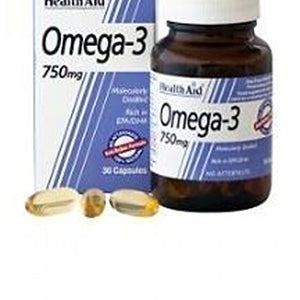 Health Aid Omega 3 750 mg 60 Capsules