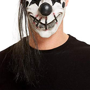 Smiffys 52035 Scary Clown Latex Mask, Unisex Adult, White