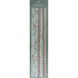 Ruby Rock-It Bella! Bling & Fabric Trim Embellishments, Pink