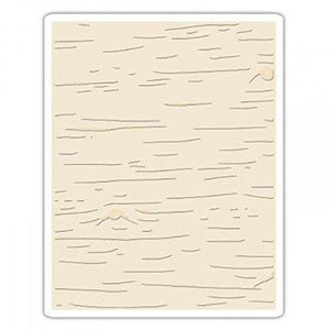Sizzix 662431 Texture Fades Birch by Tim Holtz Embossing Folder, Multicolor