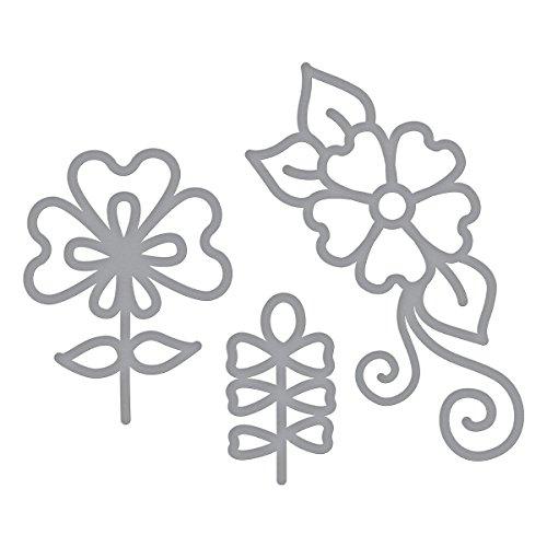 Spellbinders Die D-Lites Dainty Florals Etched/Wafer Thin