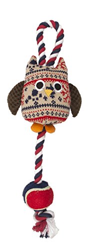 Festive Owl And Tennis Ball Throw | Pet Brands Xmas Collection