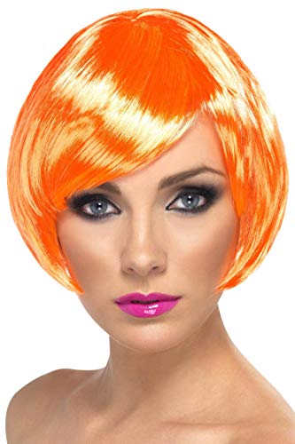 Smiffys Babe Wig - Fire Coral