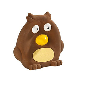 Dog Toy Zoo, Approx. 12 Cm Owl, Latex  Pack Of 3 | Hunter