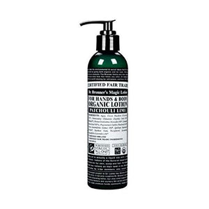 Dr Bronner Org Patchouli Lime Lotion 236ml x 4 (Pack of 4)