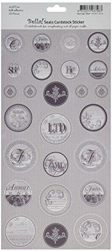 Ruby Rock-It Year in Review Cardstock Stickers, Seals