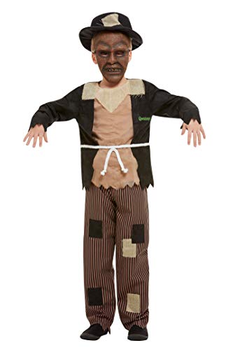 Smiffys 50929M Officially Licensed Goosebumps Scarecrow Costume, Boys, Brown & Black, M - Age 7-9 years