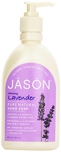 Jason Natural Cosmetics Lavender Liquid Satin Soaps 16 fl. oz. 209606