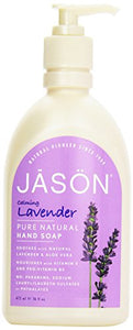 Jason Natural Cosmetics Lavender Liquid Satin Soaps 16 fl. oz. 209606